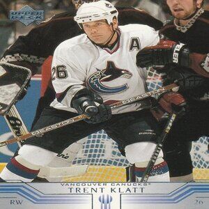 Trent Klatt - 2002 Upper Deck Hockey Card